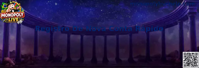Registro de Nova Conta Rápido Monopoly Live